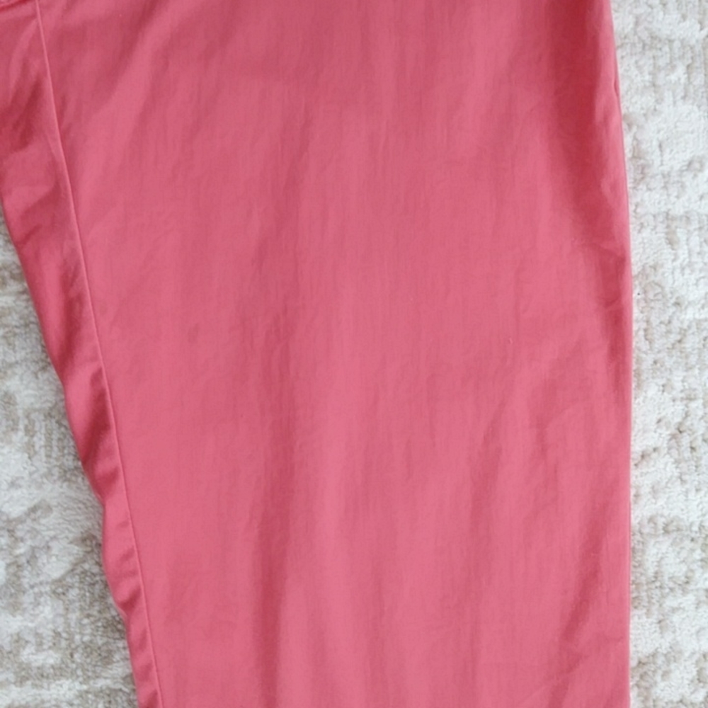 Brielle Blvd. Embellsihed Capri Pants 14P Pink Orange - Picture 15 of 16